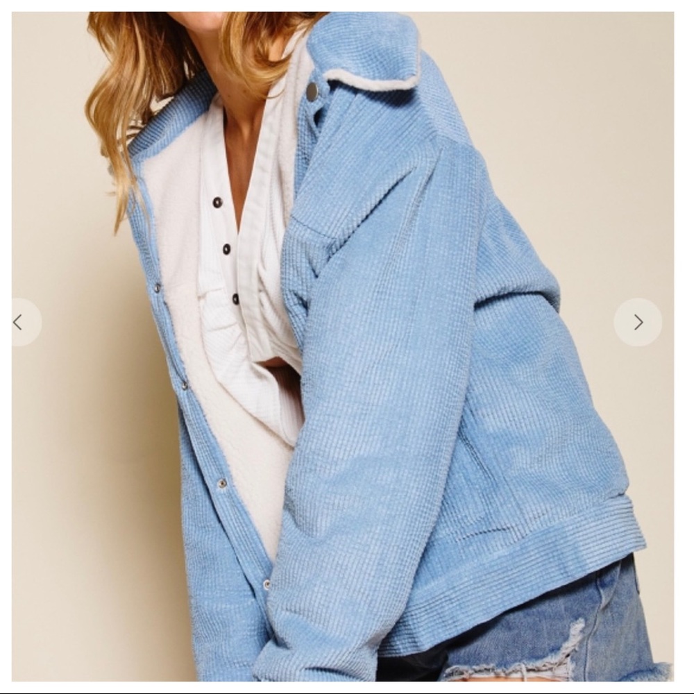 #10 Warm and cozy Reversible Oversized Corduroy jacket - Picture 4 of 9